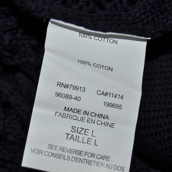 New MOTHERHOOD MATERNITY Navy Cardigan Sweater NWT - Picture 6 of 7